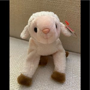 TY Original Beanie Baby Ewey The Lamb. Great condition with Tags attached